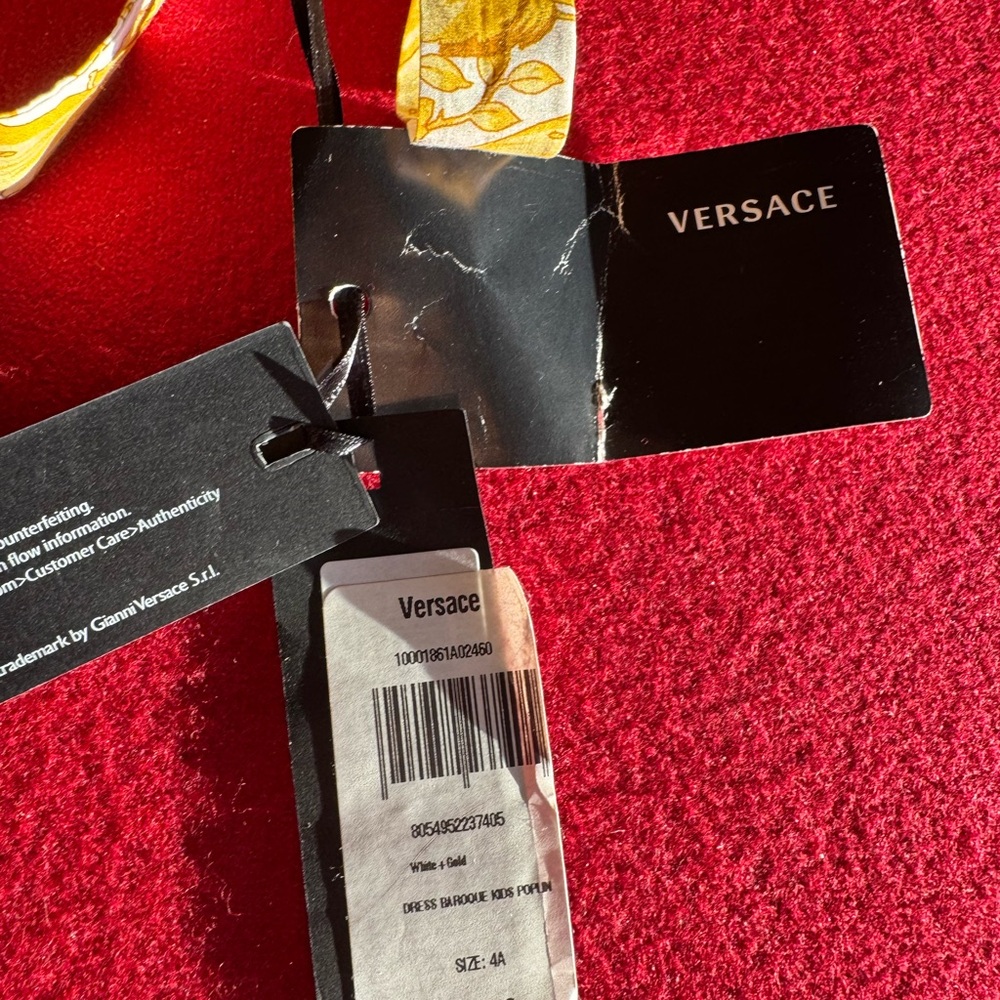 KIDS VERSACE dress casual or dressy depends on shoes
 little girl dress. - Picture 5 of 5